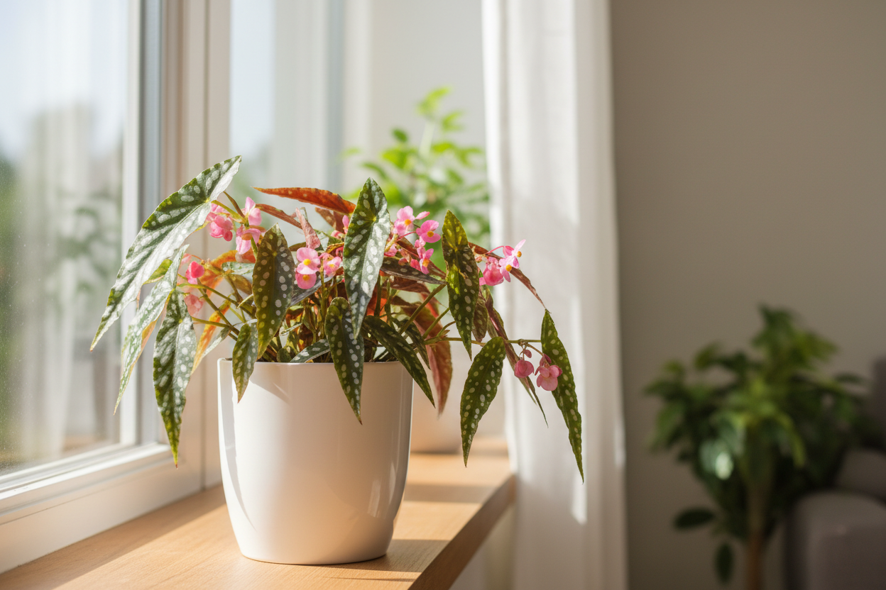 Begonia Maculata Windowsill