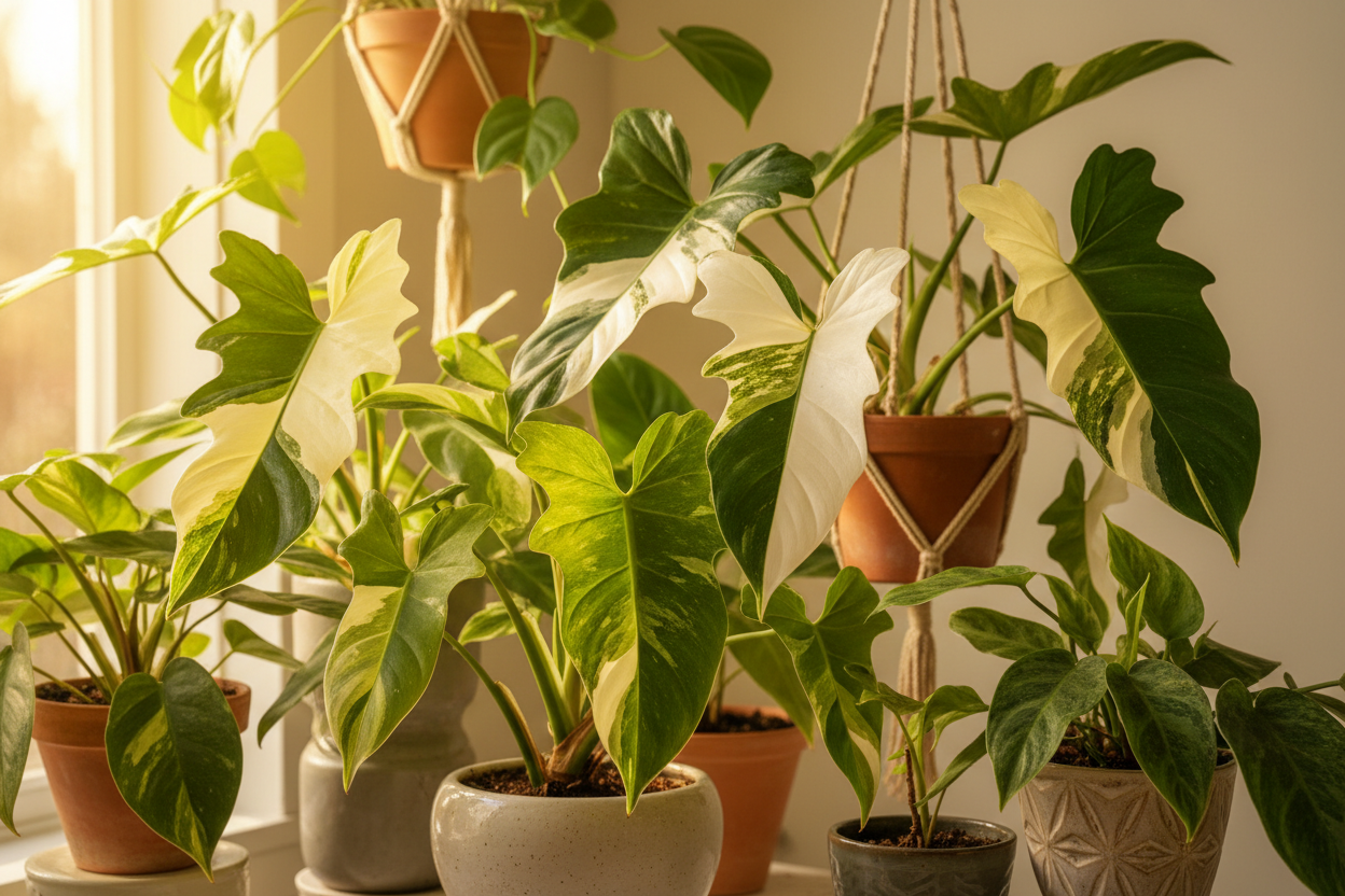 Variegated Philodendron